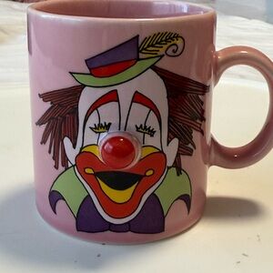Pink Clown Mug